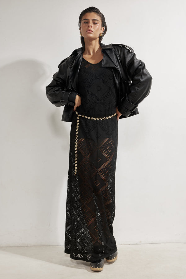 Belinda Maxi Dress Cover-Up-Black