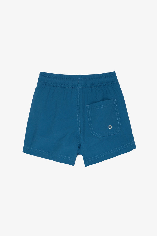 Beach Scout Drawstring Swim Shorts-Denim