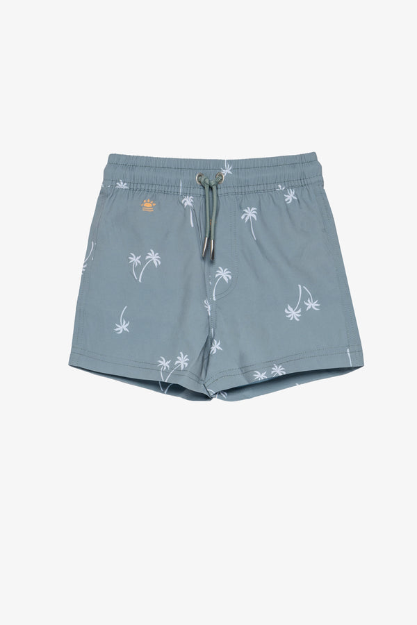 Beach Scout Drawstring Swim Shorts-Multi Green