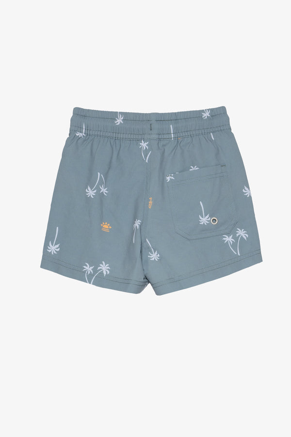 Beach Scout Drawstring Swim Shorts-Multi Green