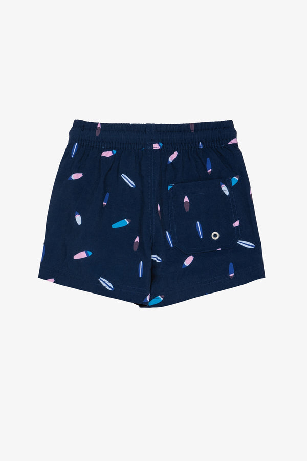 Beach Scout Drawstring Swim Shorts-Multi Blue