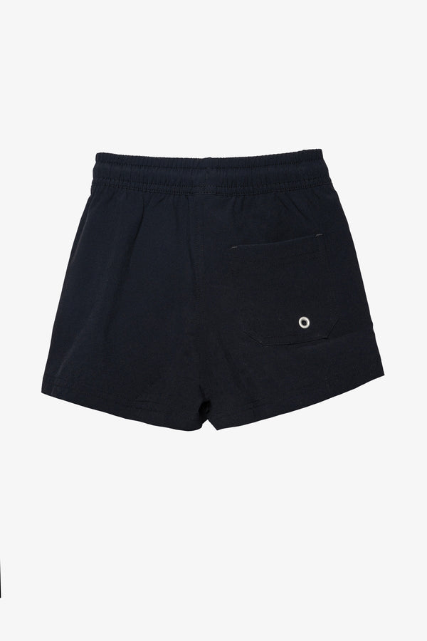 Beach Scout Drawstring Swim Shorts-Black