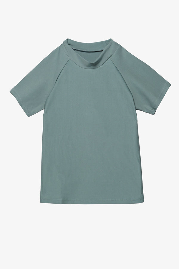 Beach Scout Short Sleeve Swim Shirt-Green