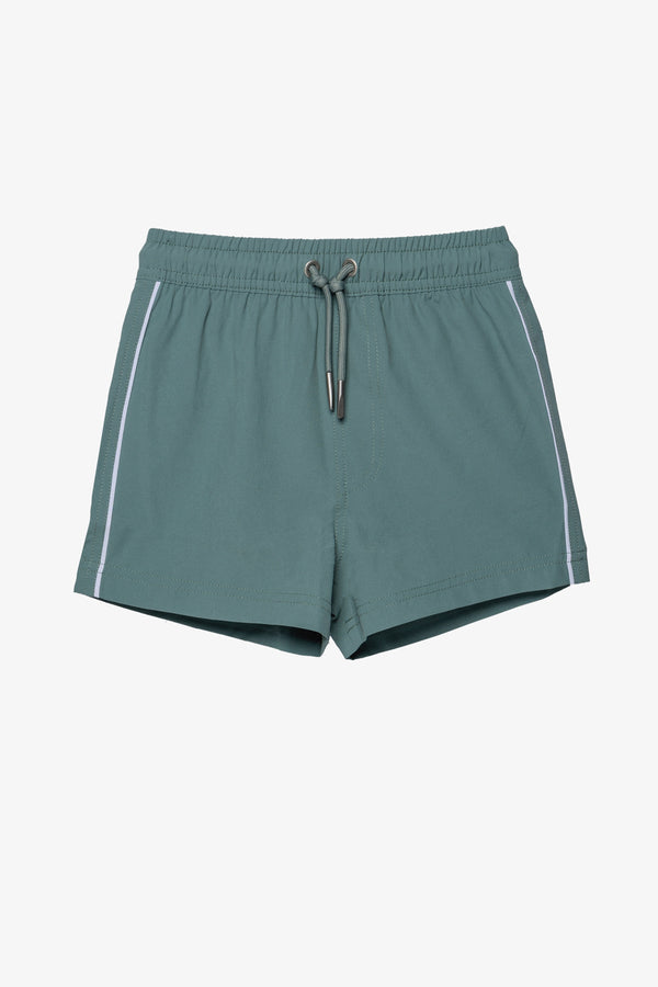 Beach Scout Drawstring Swim Shorts-Green