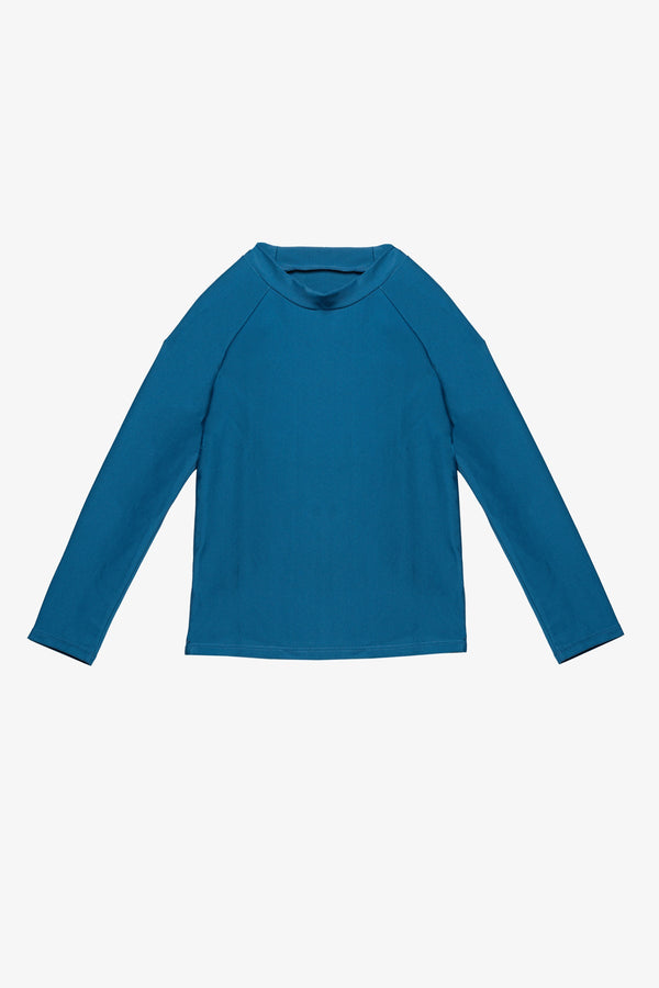 Beach Scout Long Sleeve Swim Shirt-Denim