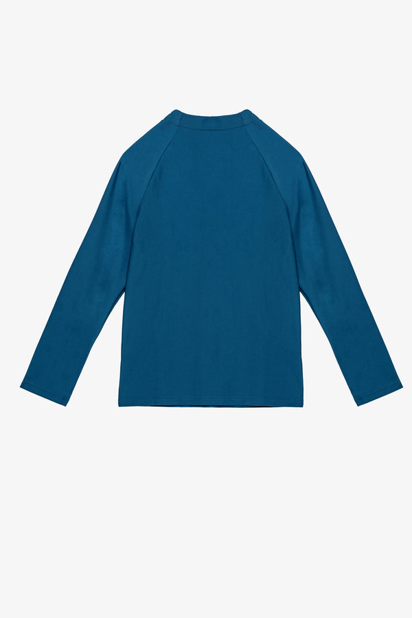 Beach Scout Long Sleeve Swim Shirt-Denim