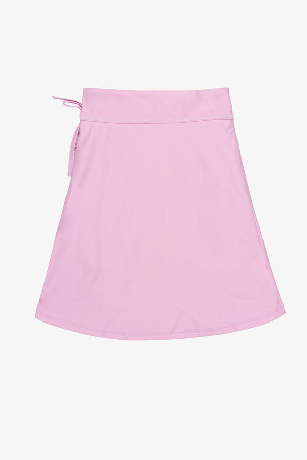 Girls Pink Wrap Swim Skirt