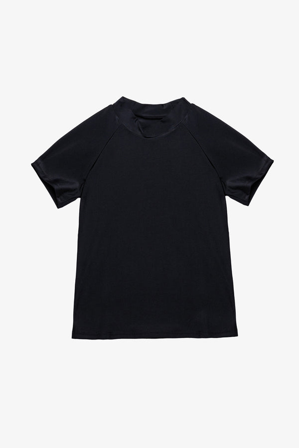 Beach Scout Short Sleeve Swim Shirt-Black