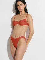 GOTTEX SIMPLY BIKINI TOP IN TERRACOTTA