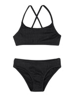 GIRLS BIKINI SET IN BLACK