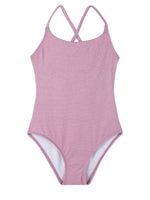 GIRLS SWIMSUIT IN DUSTY LILAC