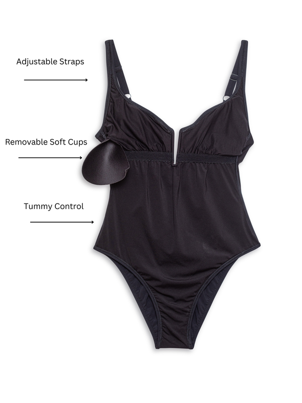 TURKIZ V-NECK ONE PIECE - TROPICAL