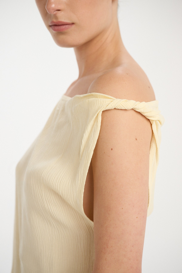 Marrakech Off The Shoulder Top - Butter