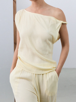 Marrakech Off The Shoulder Top - Butter