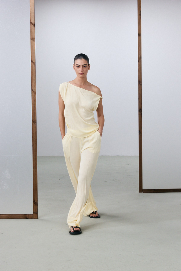 Marrakech Off The Shoulder Top - Butter