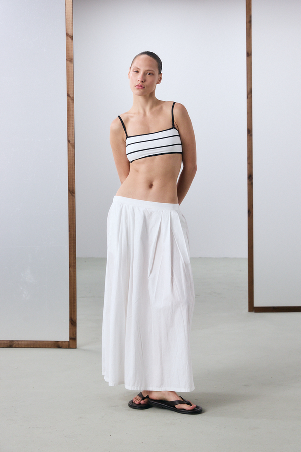 Mykonos Maxi Skirt - White