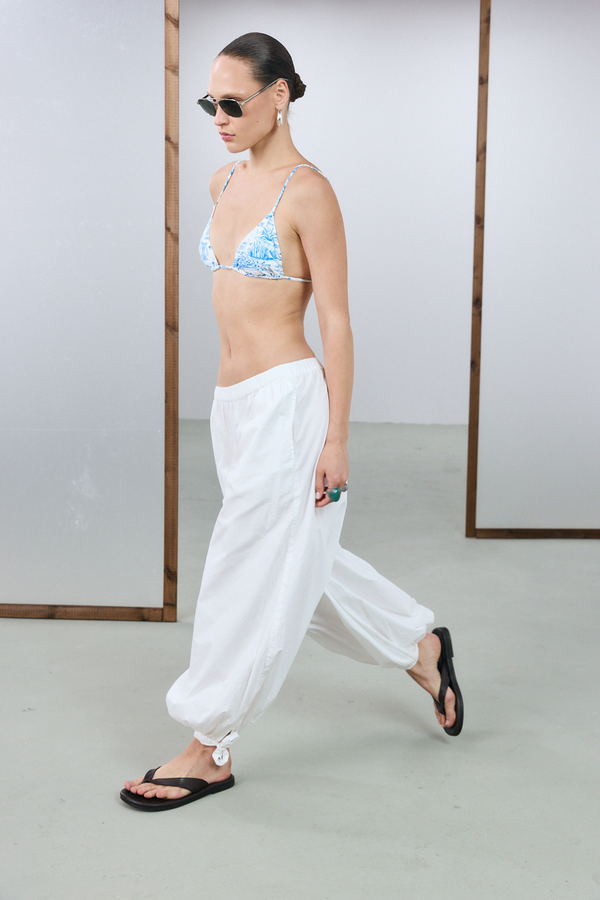 Mykonos Ballon Pants - White