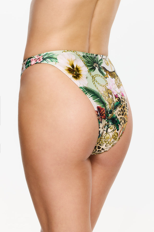 Jungle Teasure High Rise Bikini Bottom