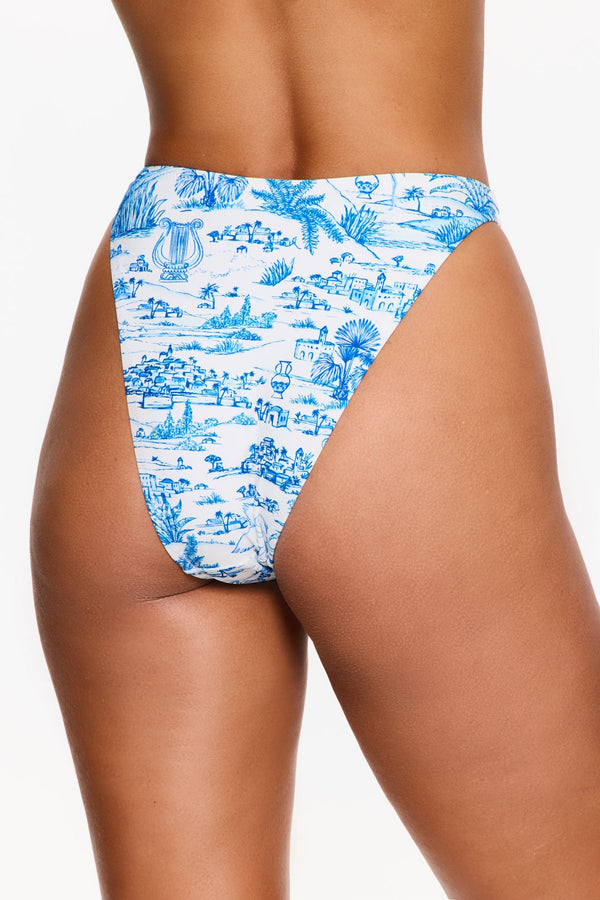 Summer Toile High Leg Bikini Bottom