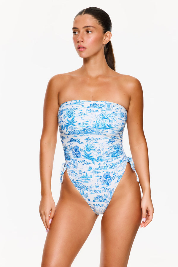 Summer Toile Bandeau One Piece