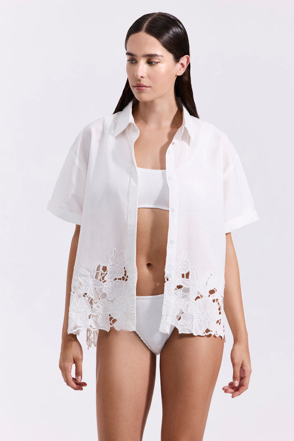 Luma RESORT Cottom Shirt - White