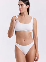 Luma TULUM Square Neck Bralette - White