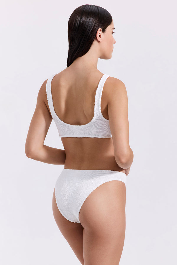 Luma TULUM Square Neck Bralette - White