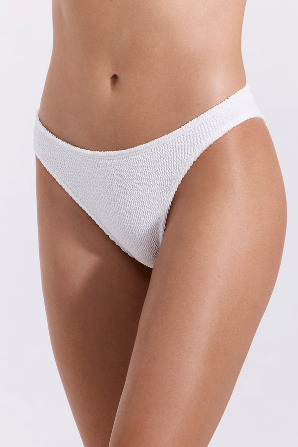 Luma Tulum High Leg Sexy Bottom - White