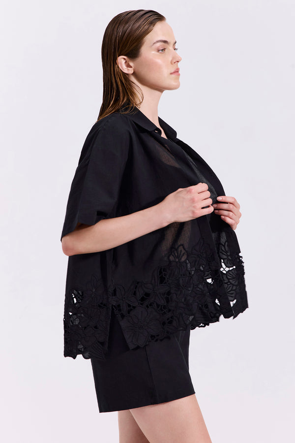 Luma RESORT Cottom Shirt - Black