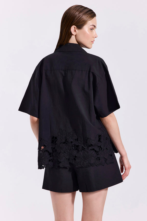 Luma RESORT Cottom Shirt - Black