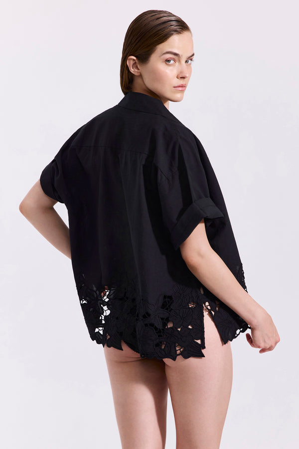 Luma RESORT Cottom Shirt - Black