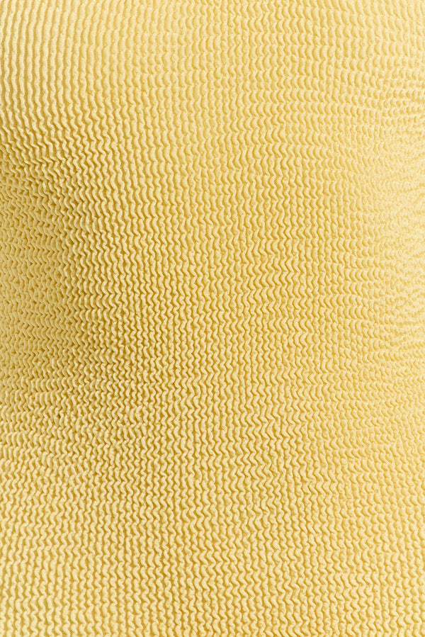 Luma TULUM Square Neck One Piece Swimsuit - Yellow