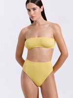 Luma TULUM  Bandeau Bikini Top - Yellow