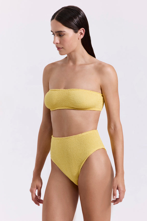 Luma TULUM  Bandeau Bikini Top - Yellow