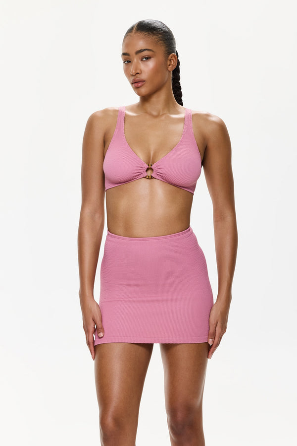 One Size Swim Skirt/ Tube Top - Pink