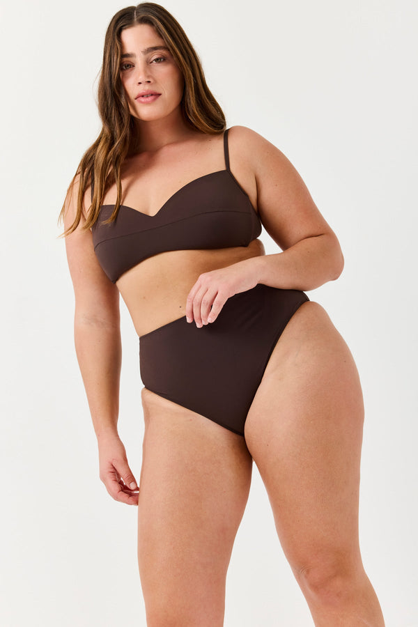 Turkiz Brown Classic Bikini Top