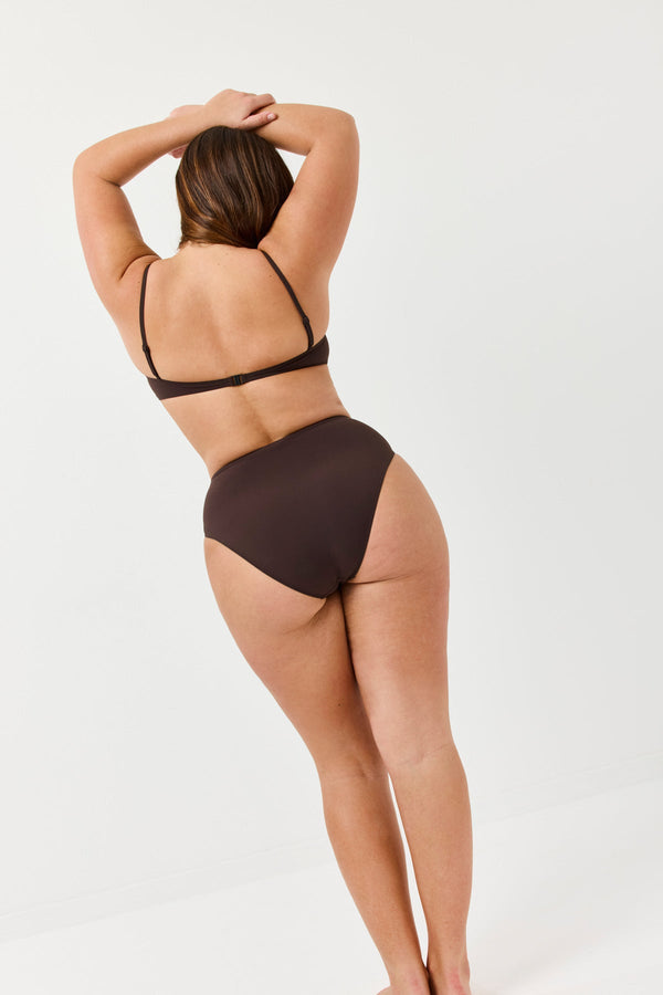 Turkiz Brown Classic Bikini Top