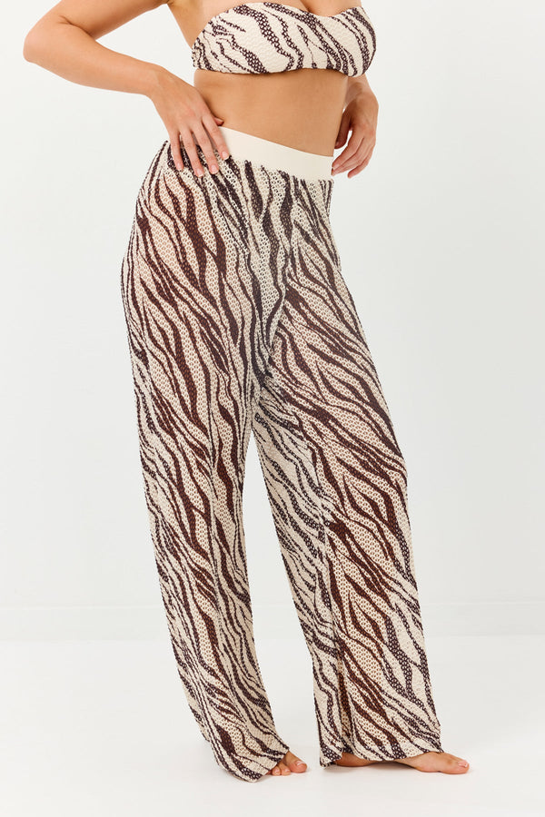 Turkiz Mesh Relaxed-Fit Pants