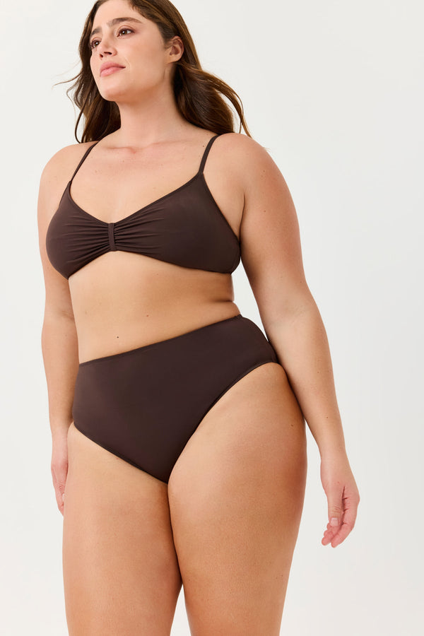 Turkiz Brown  Bikini Top