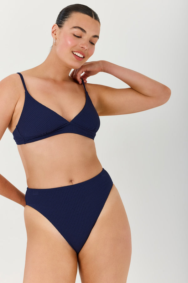 Turkiz Navy Bikini Top