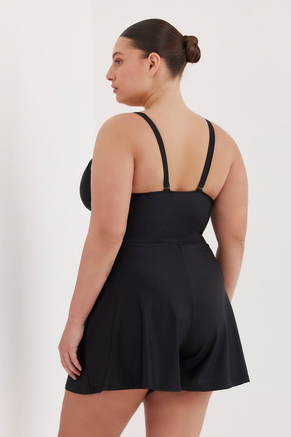 TURKIZ OVERALL- SHINY BLACK