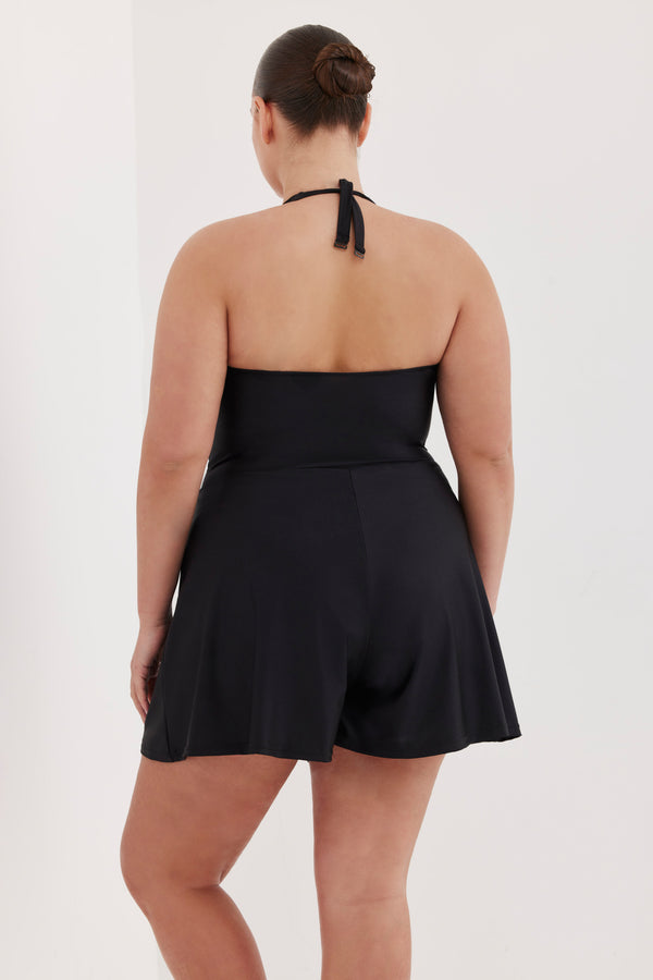 TURKIZ OVERALL- SHINY BLACK