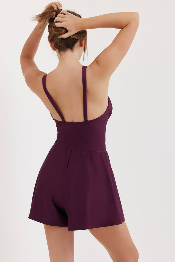 TURKIZ OVERALL- SHINY BURGUNDY