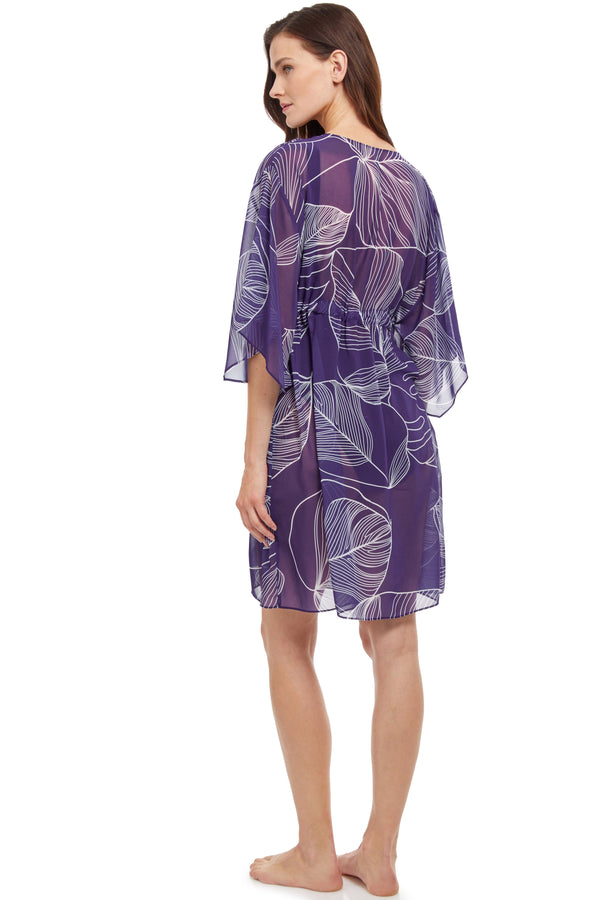 GOTTEX NATURAL ESSENCE DEEP V-NECK COVER UP DRESS